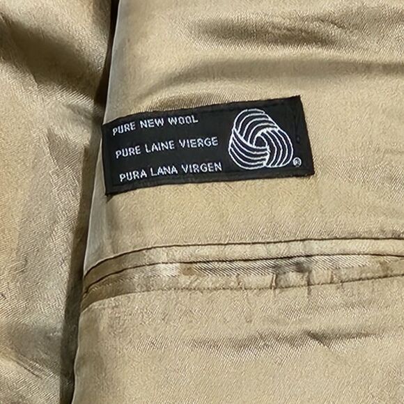 Chaps Ralph Lauren Mens Vintage Blaze 46T‎ Pure Wool 2 Button Sport Coat Canada - Picture 10 of 11